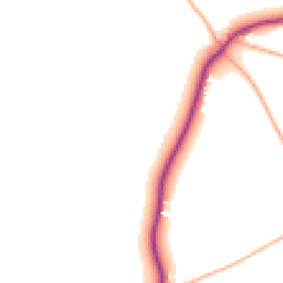 Daytime road noise heatmap for TR4 9LS