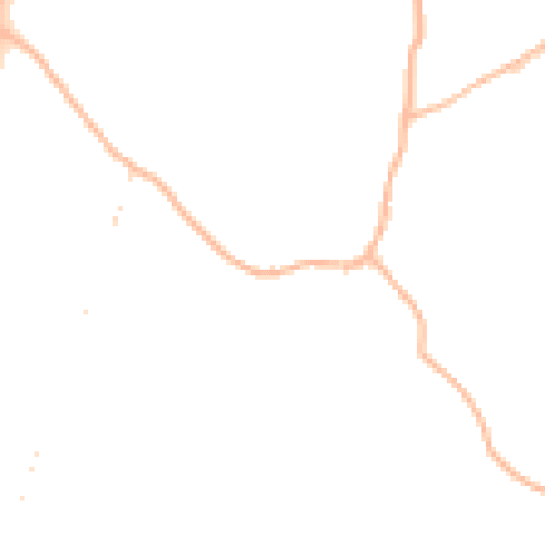 Daytime road noise heatmap for TR4 9LW