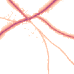 Daytime road noise heatmap for TR4 9QN