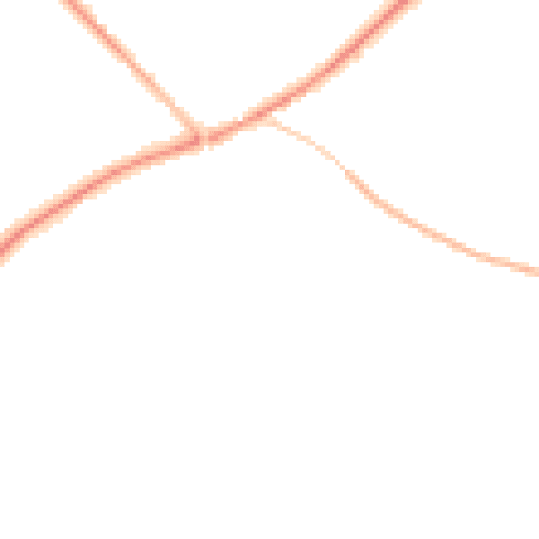 Night-time road noise heatmap for TR4 9QN