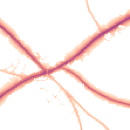 Daytime road noise heatmap for TR4 9QQ