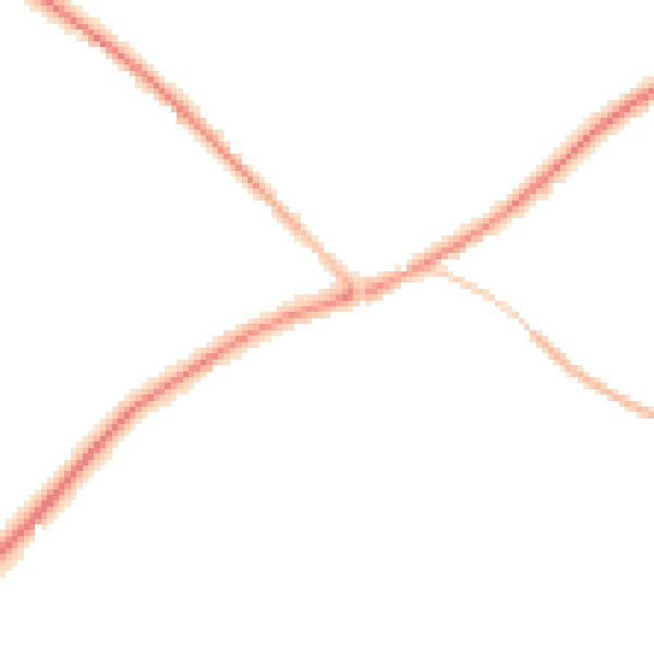 Night-time road noise heatmap for TR4 9QW
