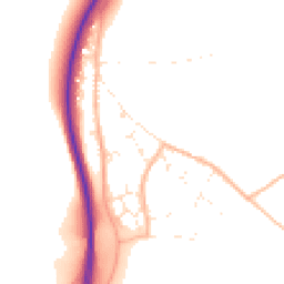 Daytime road noise heatmap for TR4 9RA