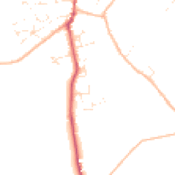 Daytime road noise heatmap for TR5 0AN