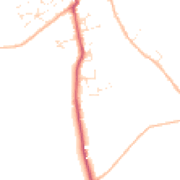 Daytime road noise heatmap for TR5 0AP