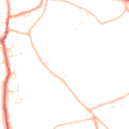 Daytime road noise heatmap for TR5 0AY