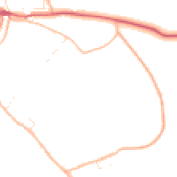 Daytime road noise heatmap for TR5 0AZ
