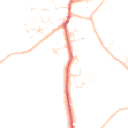 Daytime road noise heatmap for TR5 0BB