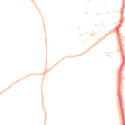 Daytime road noise heatmap for TR5 0NJ