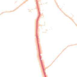 Daytime road noise heatmap for TR5 0PA
