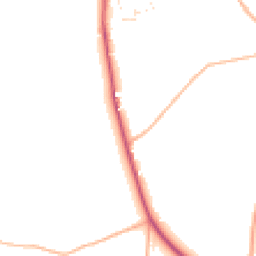 Daytime road noise heatmap for TR5 0PB
