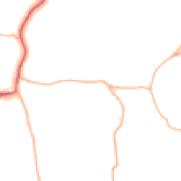 Daytime road noise heatmap for TR5 0QH