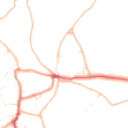 Daytime road noise heatmap for TR5 0QS