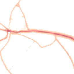 Daytime road noise heatmap for TR5 0RB