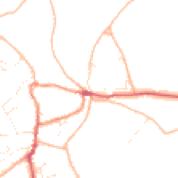 Daytime road noise heatmap for TR5 0RN