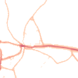 Daytime road noise heatmap for TR5 0SB
