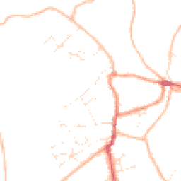 Daytime road noise heatmap for TR5 0SZ