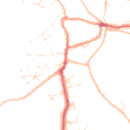 Daytime road noise heatmap for TR5 0TH