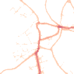 Daytime road noise heatmap for TR5 0TL