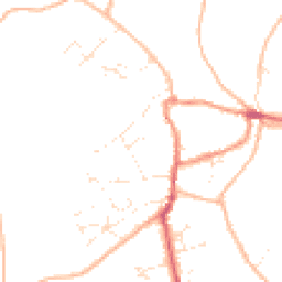 Daytime road noise heatmap for TR5 0TS