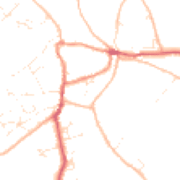 Daytime road noise heatmap for TR5 0UB