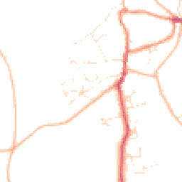 Daytime road noise heatmap for TR5 0UL