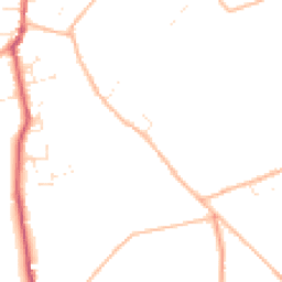 Daytime road noise heatmap for TR5 0XE
