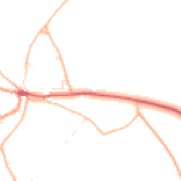 Daytime road noise heatmap for TR5 0XL