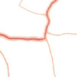 Daytime road noise heatmap for TR5 0XN
