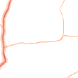 Daytime road noise heatmap for TR5 0XZ
