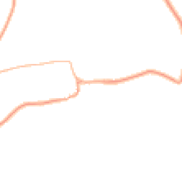 Daytime road noise heatmap for TR8 4AE