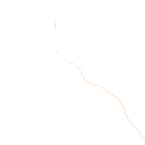 Night-time road noise heatmap for TR8 4AH