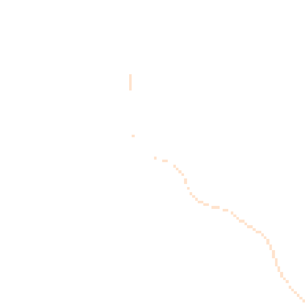 Night-time road noise heatmap for TR8 4AJ