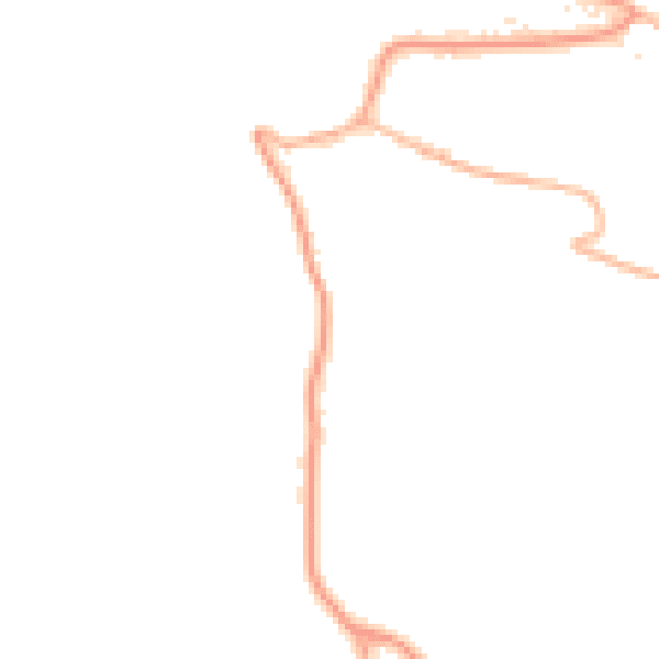 Daytime road noise heatmap for TR8 4AL