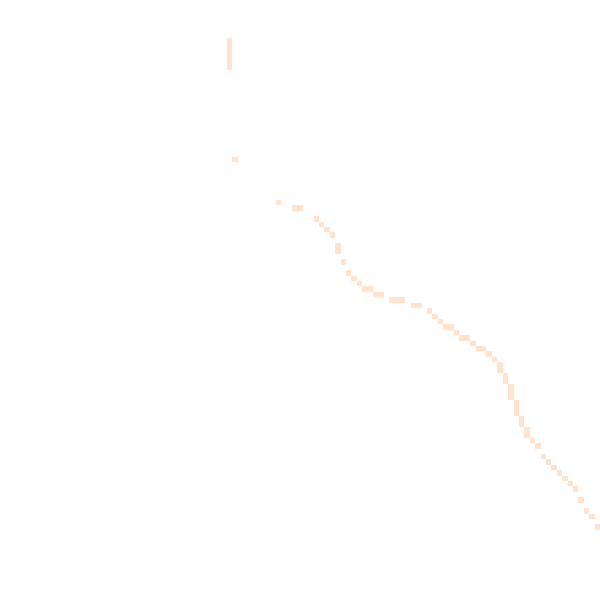 Night-time road noise heatmap for TR8 4AQ