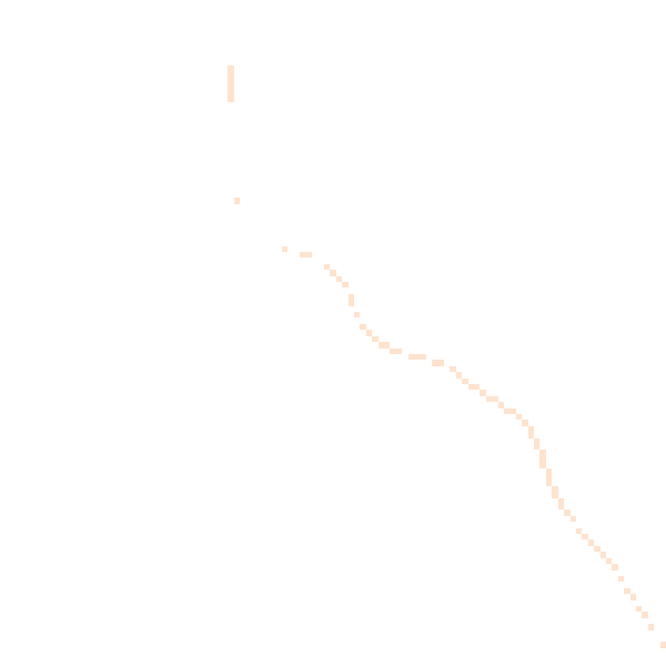 Night-time road noise heatmap for TR8 4AU