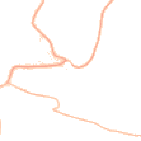 Daytime road noise heatmap for TR8 4BP