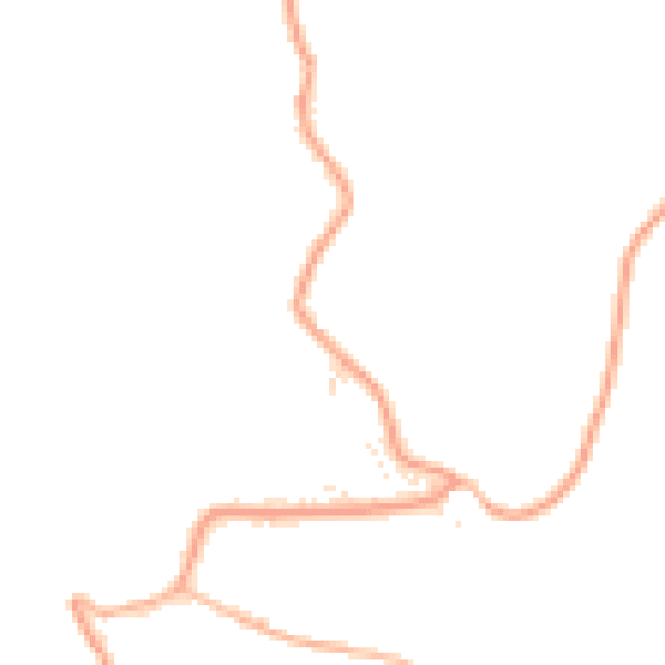 Daytime road noise heatmap for TR8 4BT