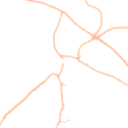 Daytime road noise heatmap for TR8 4DT
