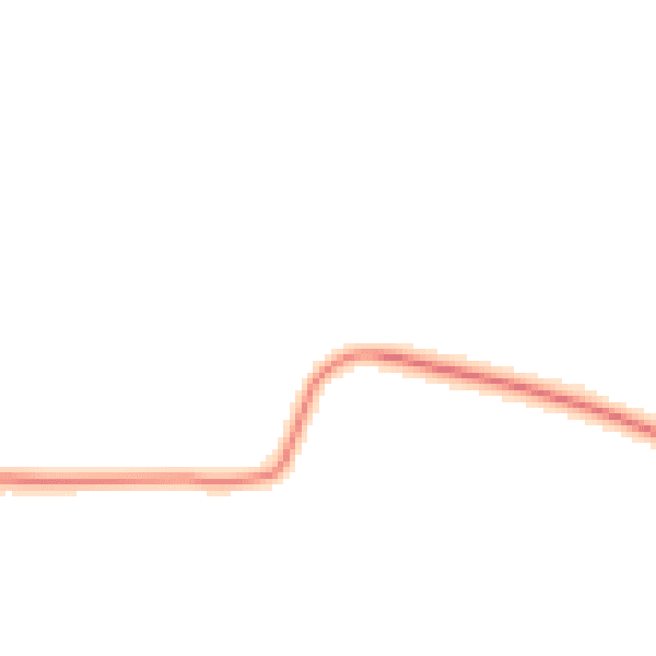 Night-time road noise heatmap for TR8 4EA