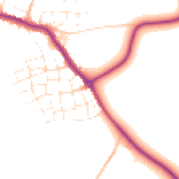 Daytime road noise heatmap for TR8 4FA