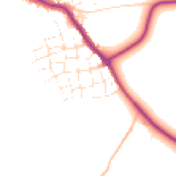 Daytime road noise heatmap for TR8 4FJ