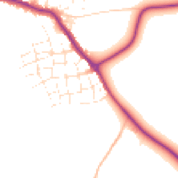 Daytime road noise heatmap for TR8 4FN