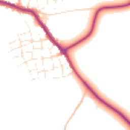 Daytime road noise heatmap for TR8 4FR
