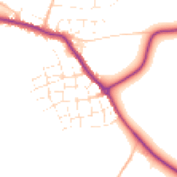 Daytime road noise heatmap for TR8 4FY