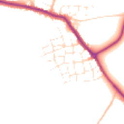 Daytime road noise heatmap for TR8 4GL