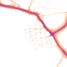Daytime road noise heatmap for TR8 4GR