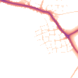 Daytime road noise heatmap for TR8 4GX
