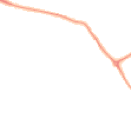 Night-time road noise heatmap for TR8 4HL
