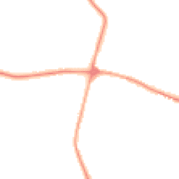 Night-time road noise heatmap for TR8 4LE